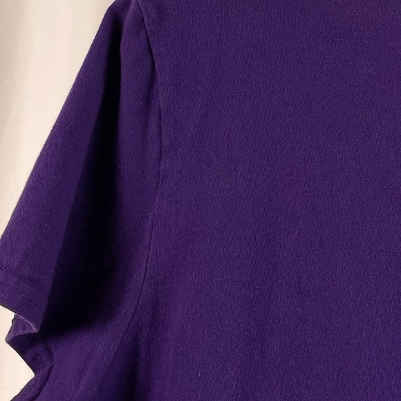 Holiday Editions 2X Halloween Boo Witch Cauldron Cat Print Tunic Top Deep Purple - Picture 4 of 6